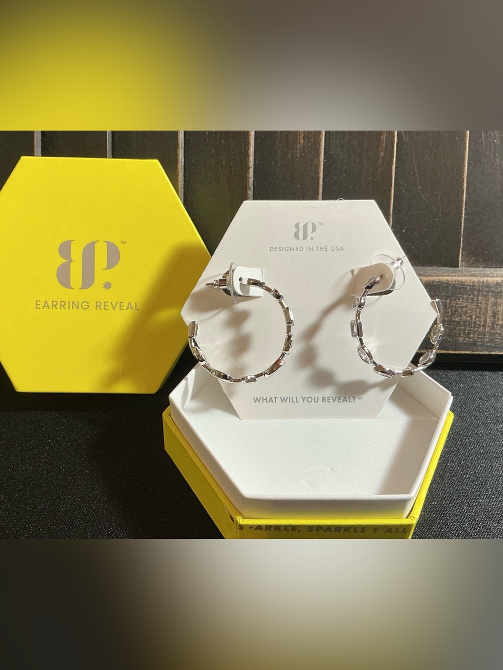 Bomb Party OG Earring “Linked Brilliance Hoops” ER21562